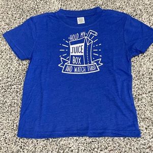 Hold My Juice Box adorable tee NEW XS 4-5